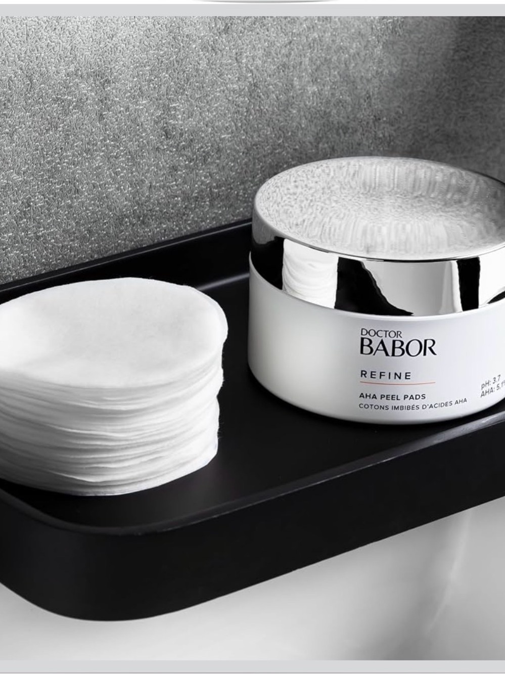 Doctor Babor Refine RX AHA Peel Pads 60ct Glycolic/Lactic Paraben-Free